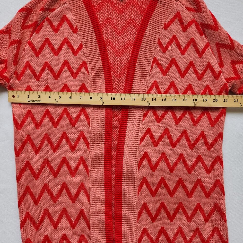 House of Harlow 1960 X Revolve Julep Cardigan Pink Red Long Cute Pretty Small - Picture 8 of 9